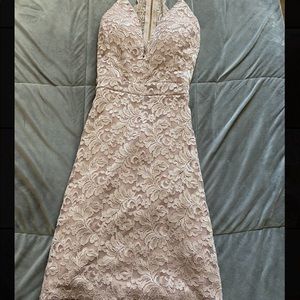 Beige pretty girl dress